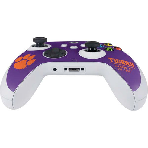 Clemson University Tigers Est 1889 Xbox Series S Controller Skin